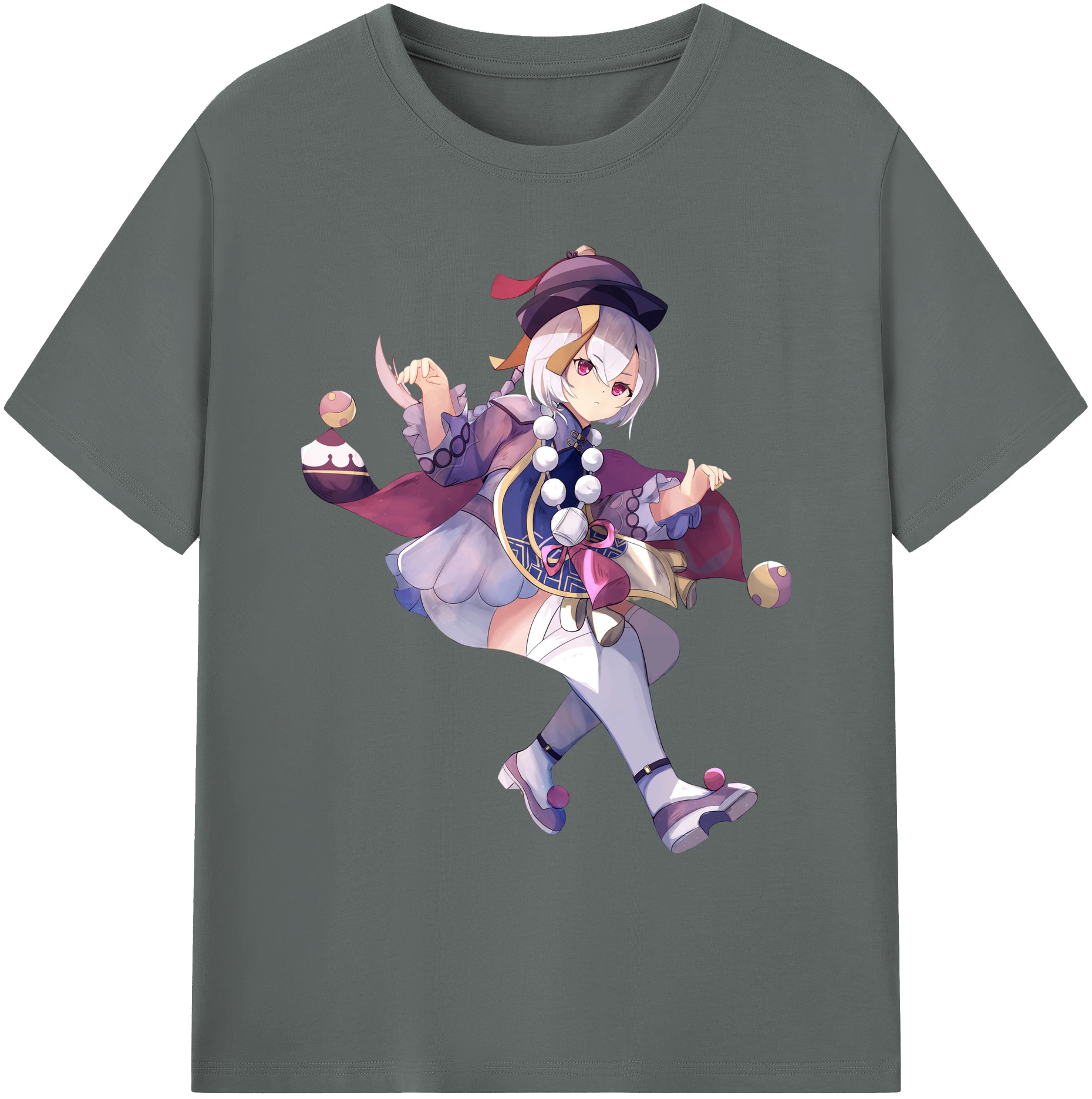 げんし神 七七 なな  genshin Nana 綿100％ メンズ半袖Tシャツ｜肌触りやわらか＆通気性